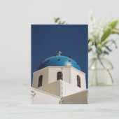 Dôme bleu, Santorin, carte Grèce (Debout devant)