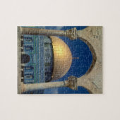 "Dôme de la roche, puzzle denteux de Jérusalem" (Horizontal)
