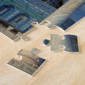 "Dôme de la roche, puzzle denteux de Jérusalem" (Côté)