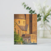 Dôme de Roskilde, carte postale du Danemark (Debout devant)