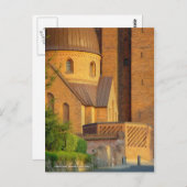 Dôme de Roskilde, carte postale du Danemark (Devant / Derrière)