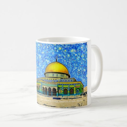Dôme du Rocher, Al-Aqsa sur une Mug (Devant droit)