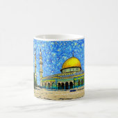 Dôme du Rocher, Al-Aqsa sur une Mug (Centre)
