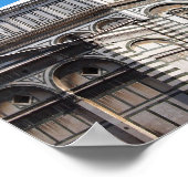 Dôme et baptistère, affiche de Florence (Coin)