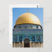 Dome of the Rock Jerusalem Briefkaart (Voorkant / Achterkant)