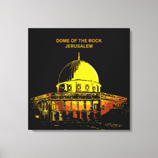 Dome of the Rock, Jerusalem Canvas Afdruk