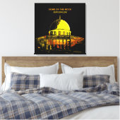 Dome of the Rock, Jerusalem Canvas Afdruk (Insitu (Slaapkamer))