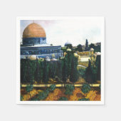 Dome of the Rock, Jerusalem Servetten (Voorkant)