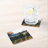 Dome of the Rock, Jerusalem Vierkante Kartonnen Onderzetter (Insitu)