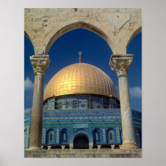 "Dome the rock, Jerusalem" small poster