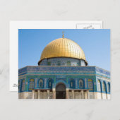 Dome van de Rock Jerusalem Briefkaart (Voorkant / Achterkant)