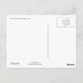 "Dome van de rots, Jeruzalem"-briefkaart Briefkaart (Achterkant)