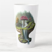 Domed Amanita Muscaria Forêt Mug (Devant)