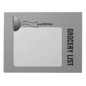 Domed Serving Platter-lijst Notitieblok (Voorkant)