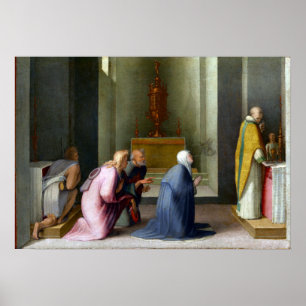 Domenico Beccafumi de Wonderbare Heilige Communie Poster
