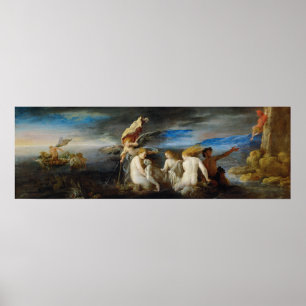 Domenico Fetti Hero rouwt om de dode leider Poster