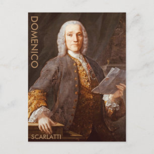 Domenico Scarlatti Briefkaart
