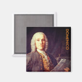 Domenico Scarlatti Magneet (Voorkant / Achterkant)