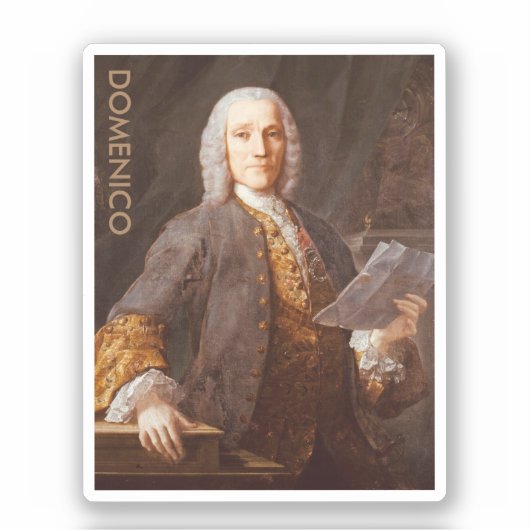 Domenico Scarlatti Sticker (Voorkant)