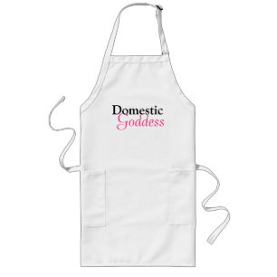 'Domestic Goddess' Apron Lang Schort