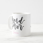 Domestique de tasse de café d'honneur - (Devant gauche)