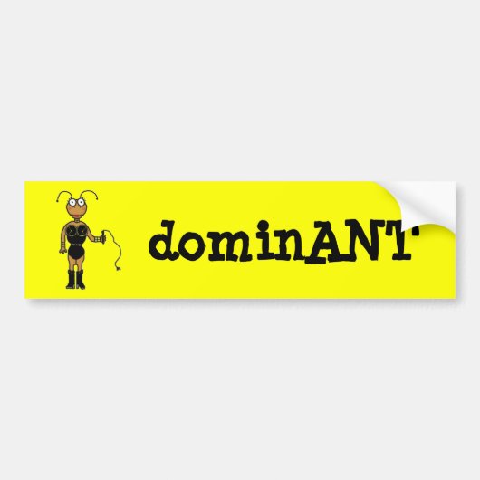 dominANT Bumpersticker (Voorkant)