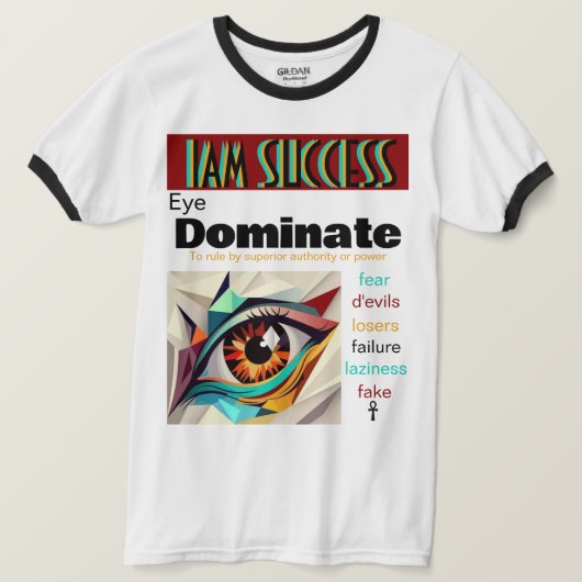 DOMINEREN T-SHIRT (Design voorkant)