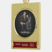 "Domingo" Banner Ornament Verguld Banner Ornament (Links)