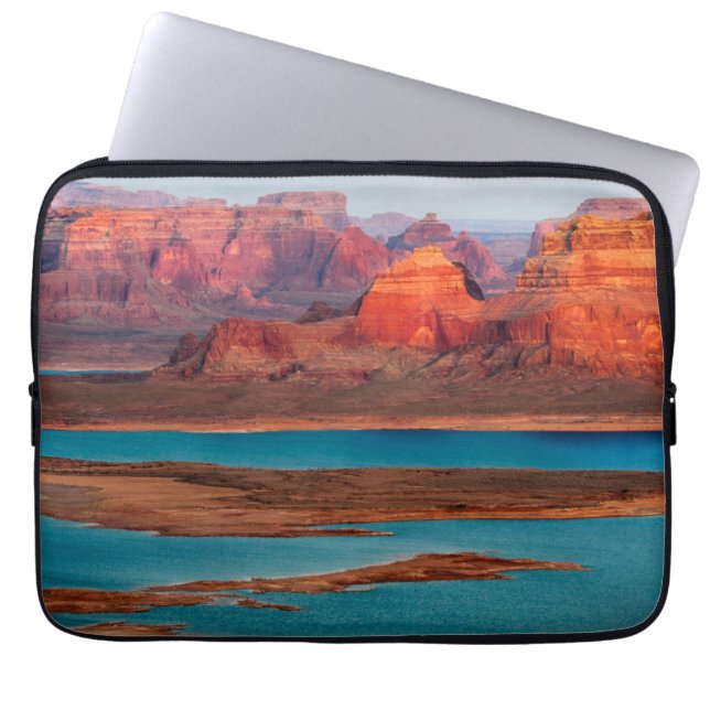Dominguez Butte & Lake Powell, Utah Laptop Sleeve (Voorkant)