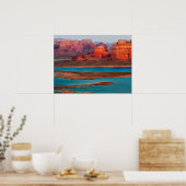 Dominguez Butte & Lake Powell, Utah Poster (Keuken)
