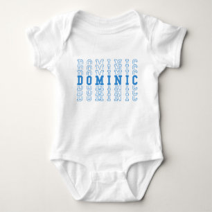 Dominic Blue Specialized Herhalingsnaam Romper