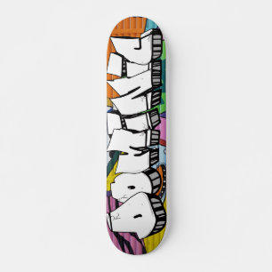 Dominic Graffiti aangepast skateboard