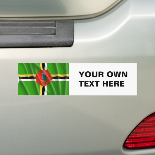 DOMINICA BUMPERSTICKER (Op auto)