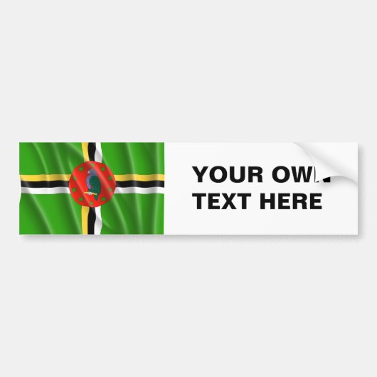 DOMINICA BUMPERSTICKER (Voorkant)