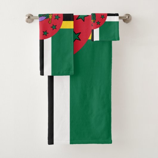Dominica Flag Bad Handdoek (Insitu)