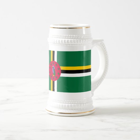 Dominica Flag Bierpul (Voorkant rechts)