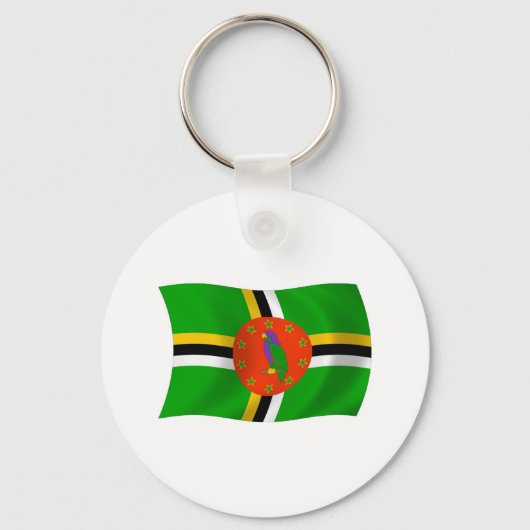 Dominica Flag Keychain (Voorkant)