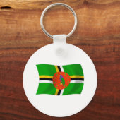 Dominica Flag Keychain (Voorkant)