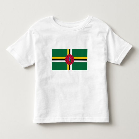 Dominica Flag Kinder Shirts (Voorkant)