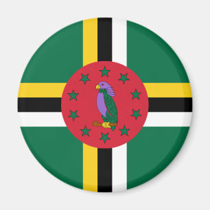 Dominica Flag Magnet Magneet
