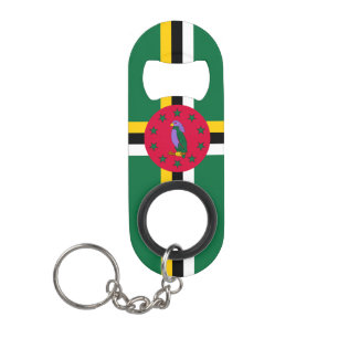 Dominica Flag Mini Flessenopener