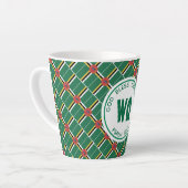 DOMINICA FLAG Patriotic  Dominicaans Latte Mok (Linkerhoek)