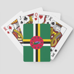 Dominica Flag Pokerkaarten