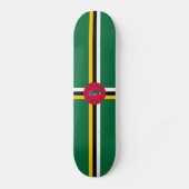 Dominica Flag Skateboard (Voorkant)