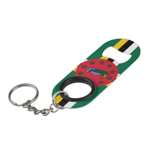Dominica Flag Sleutelhanger Flessenopener