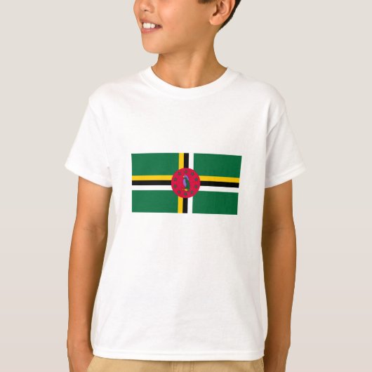 Dominica Flag T-shirt (Voorkant)