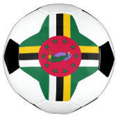 Dominica Flag Voetbal (Gedraaid)