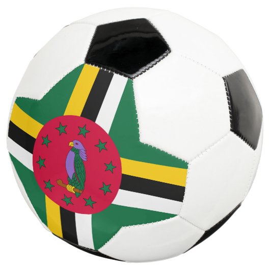 Dominica Flag Voetbal (Drie kwart)