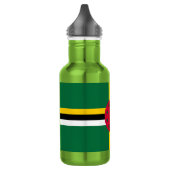 Dominica Flag Waterfles (Links)