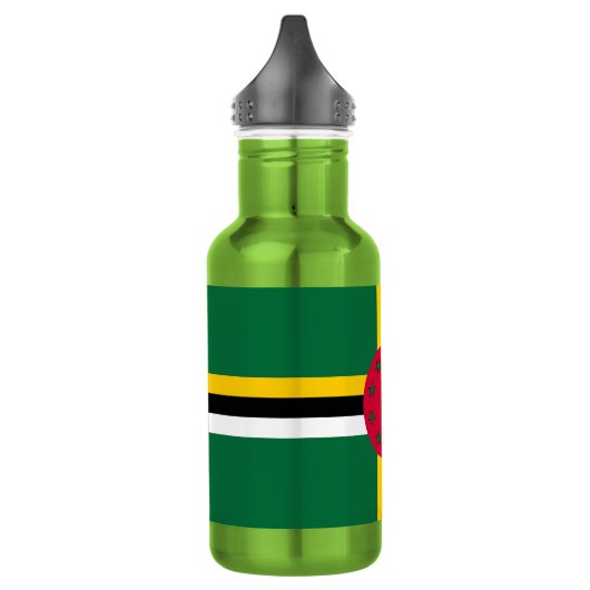 Dominica Flag Waterfles (Links)